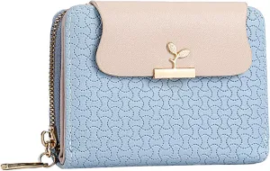 Tote Bag For Women Id Short Wallet Solid Color Bag Zipper Purse Multiple Card Slots Clutch Bag For Shopping Birthday F