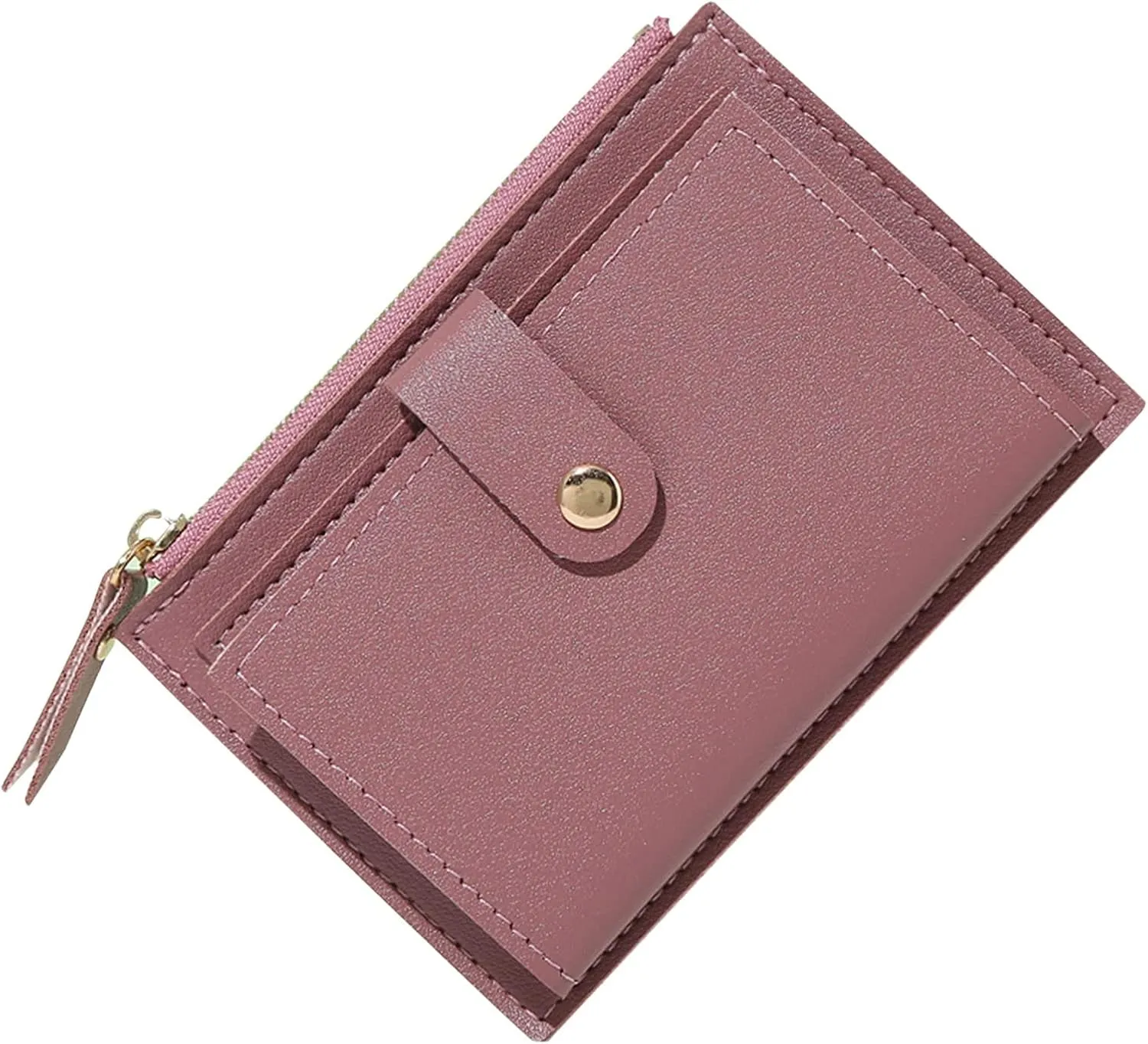 Tote Bag For Women Ladies Zip Purse Card Slot Wallet Leather Mini Small Card Purses Wallets For Shopping Travel Essential E