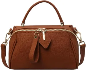 Tote Bag for Women Retro Vegan Leather Crossbody Bags Classic Clutch Shoulder HandBags Purses with Zipper Closure
