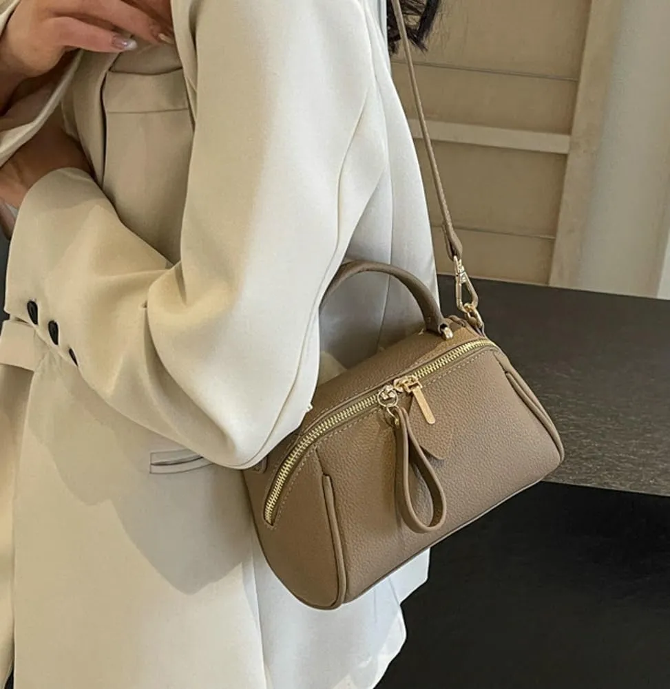 Tote Bag for Women Retro Vegan Leather Crossbody Bags Classic Clutch Shoulder HandBags Purses with Zipper Closure