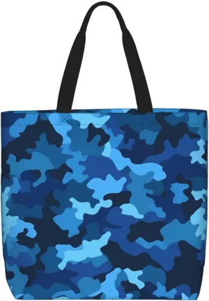 Tote Bag for Women Reusable Grocery Bags Boho Elephant Tote Bag with Inner Pocket Travel Tote for Shopping