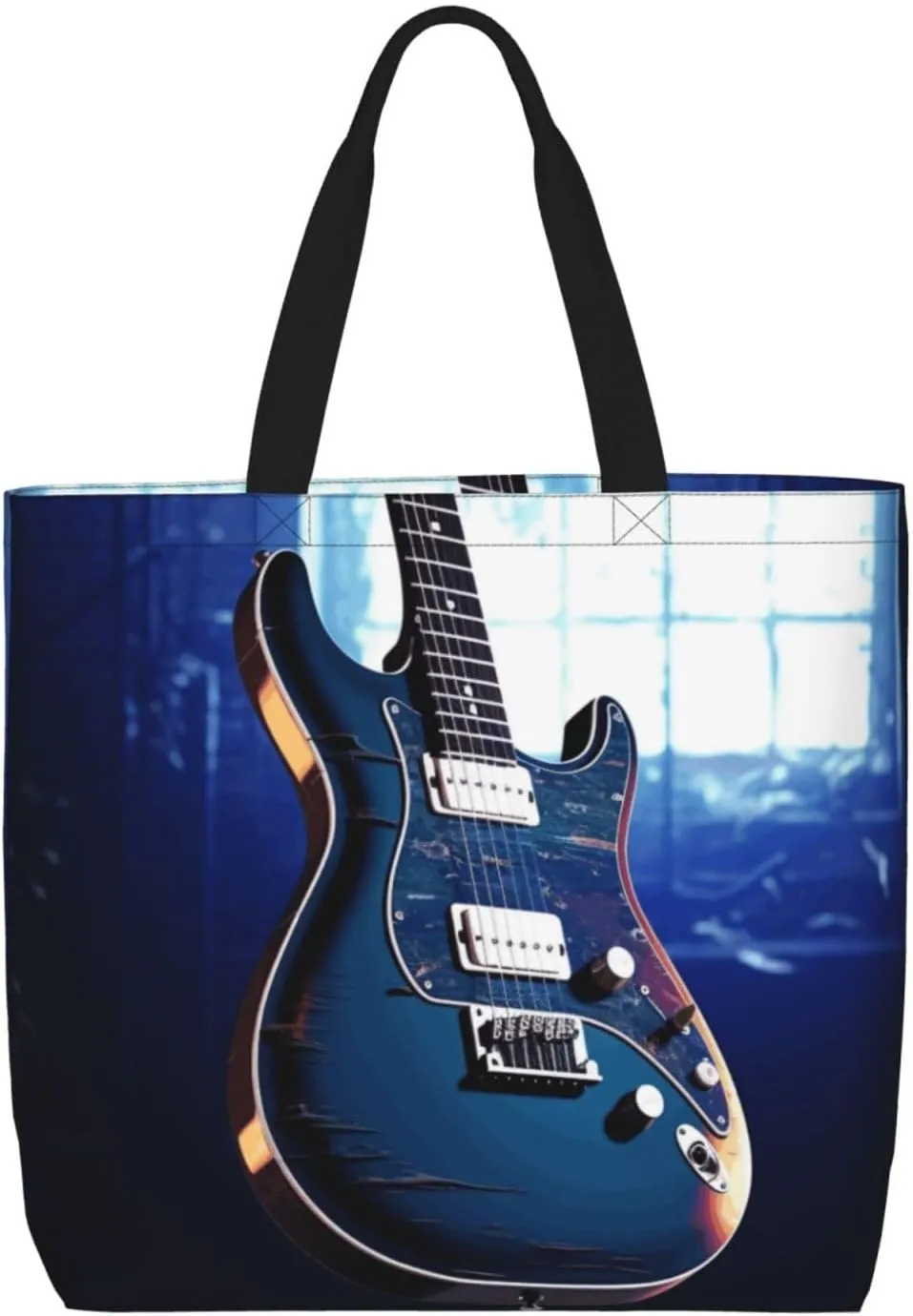 Tote Bag for Women Reusable Grocery Bags Boho Elephant Tote Bag with Inner Pocket Travel Tote for Shopping