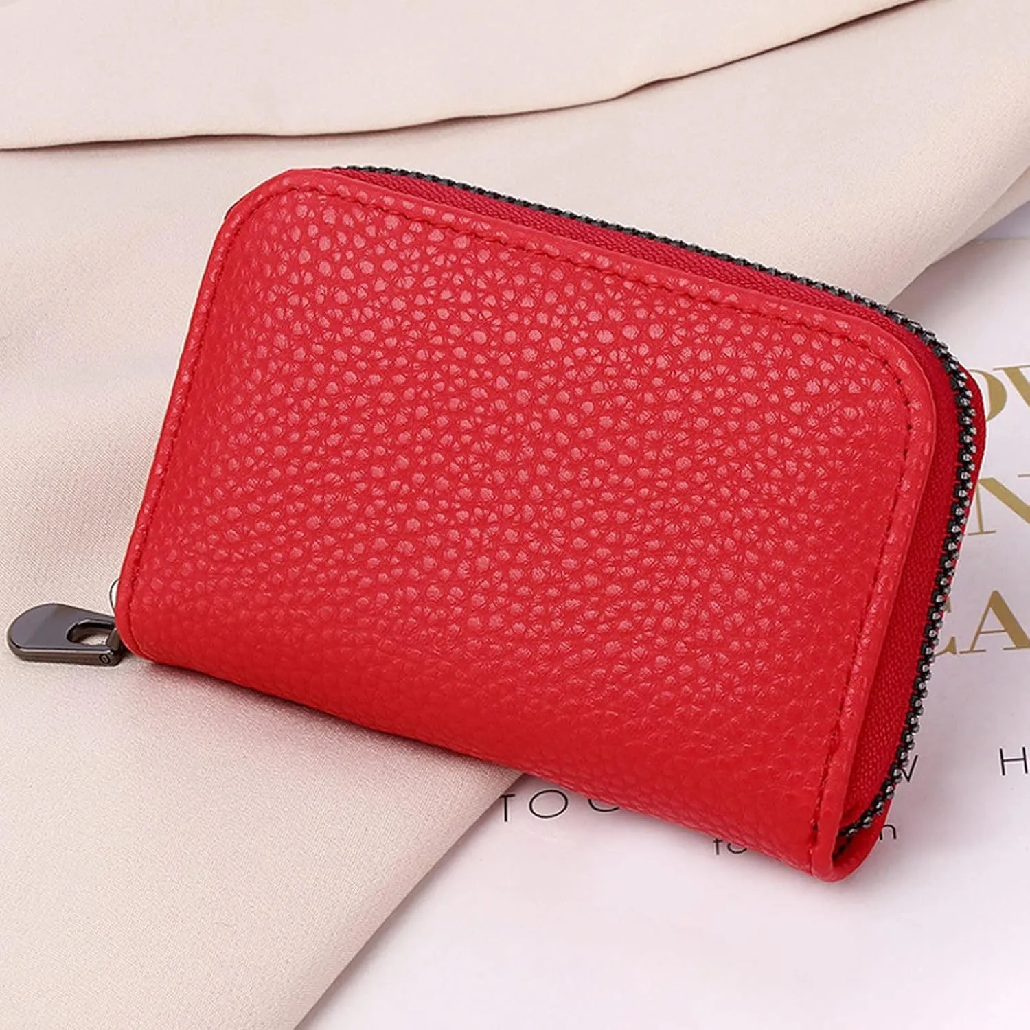 Tote Bag For Women Zipper Id Mini Wallet Solid Color Women Hasp Purse Multiple Card Slots Clutch Bag Men Phone Bag E
