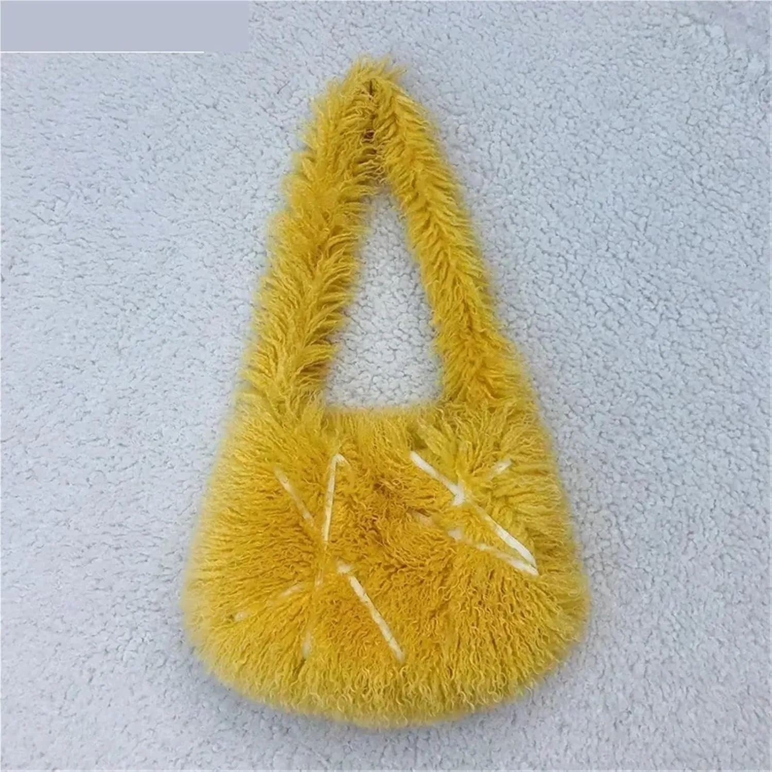Tote Bag Messenger Bags Women Furry Crossbody Bags Handbags Fluffy Shoulder Bag For Women
