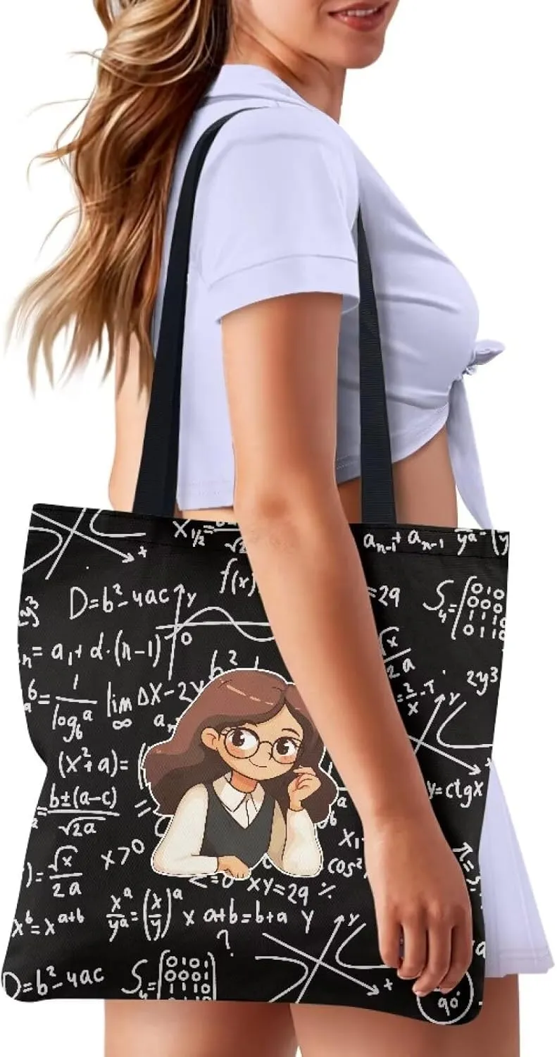Tote Bag with Unique Patterns Reusable Handbag for Shopping School Sports Beach Food carrying and Gifts