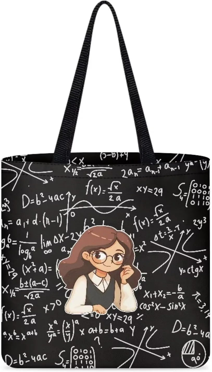 Tote Bag with Unique Patterns Reusable Handbag for Shopping School Sports Beach Food carrying and Gifts