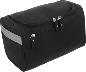 Travel Toiletry Bag Oxford Cloth Hanging Makeup Organizer Bag for Men Women Compact Travel Kit for Shaving Hair Dryer Toothbrush