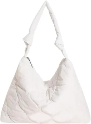 Trendy Puffy Bag Crossbody for Women Puffer Tote Puffer Quilted Hobo Shoulder Top-Handle Bags