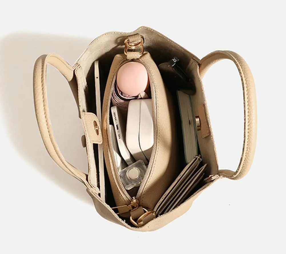 Trendy Tote Bag Women 2025 Large Vegan Shoulder Crossbody Bags Satchel Top Handle Purses Classic Bucket Handbags