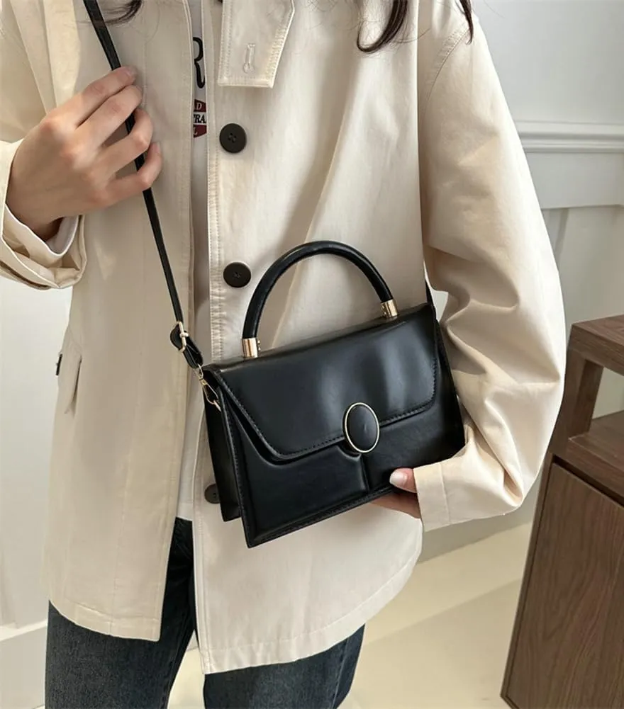 Vegan Leather Purses for Women Trendy Crossbody Purse Vintage Shoulder Hobo Handbags Clutch Tote Designer Bags