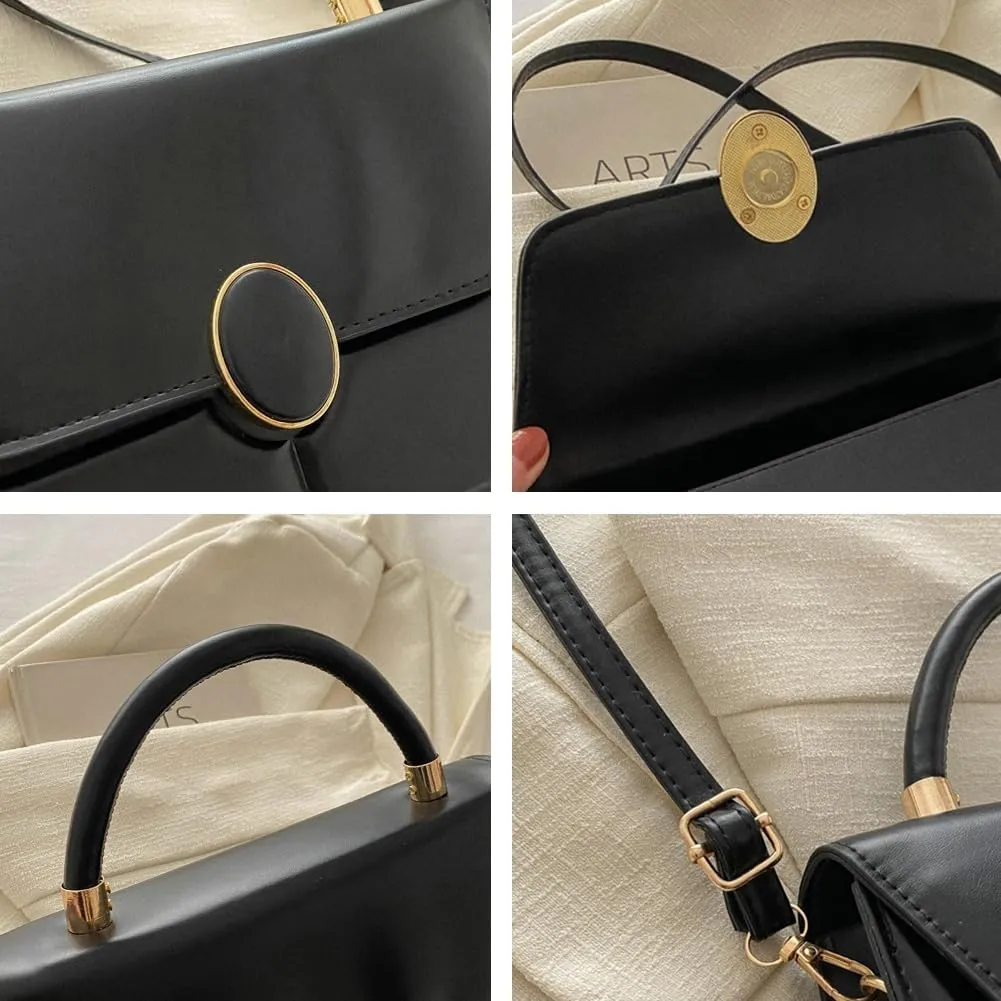 Vegan Leather Purses for Women Trendy Crossbody Purse Vintage Shoulder Hobo Handbags Clutch Tote Designer Bags