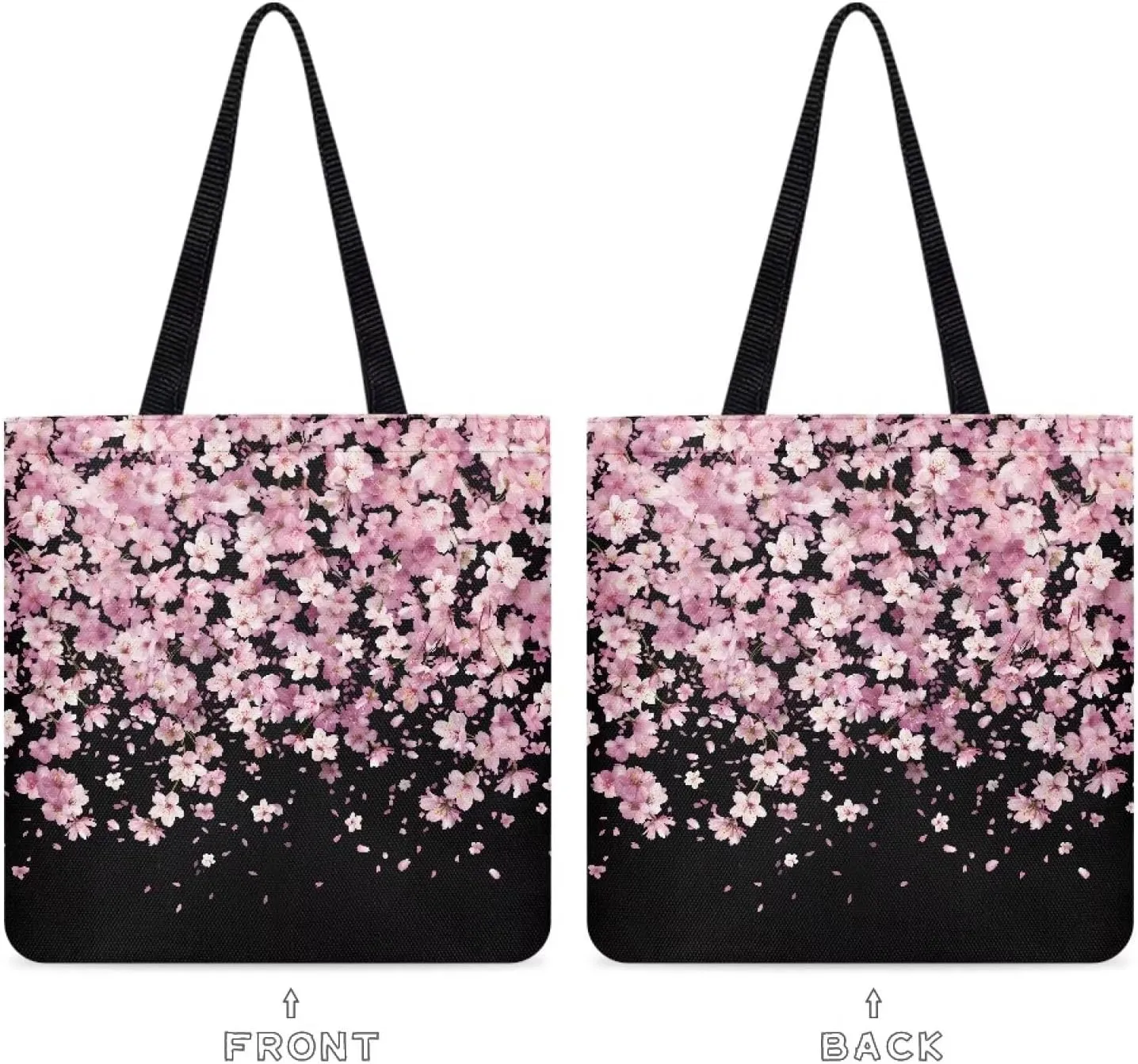 Vibrant Pattern Tote Bag for WomenReusable Handbag for Shopping School Sports