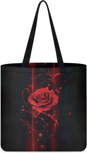Vibrant Pattern Tote Bag for WomenReusable Handbag for Shopping School Sports