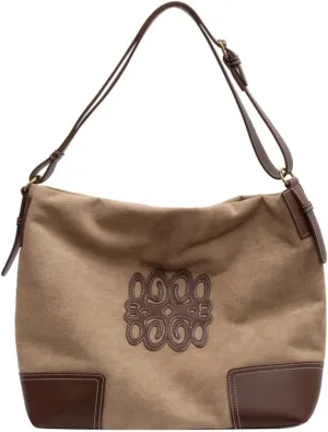 Vintage Suede Tote Bag Large Capacity Casual Hobo Bag Satchel Purse Chic Shoulder Handbag Crossbody Underarm Bag for Women