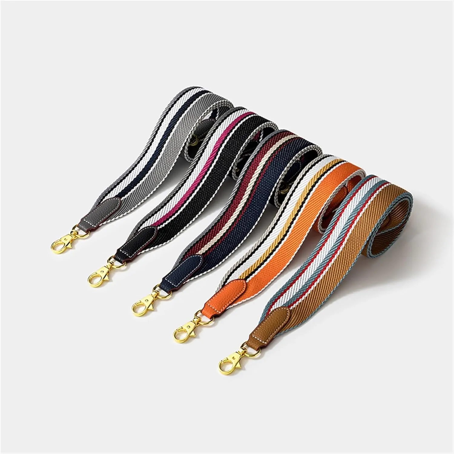 Wide Purse Strap Bag Strap Handbag Belt Wide Shoulder Bag Strap Replacement Strap Bag Accessory Adjustable Belt(Brown Gold Hook,Length 90cm)