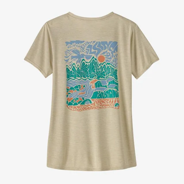 Women's Capilene Cool Daily Graphic Shirt - Waters