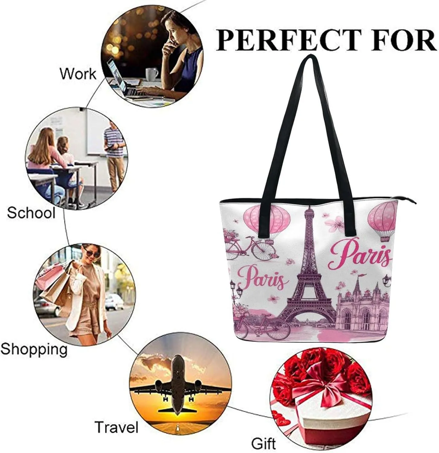 Women's Elegant Leather Shoulder Bag Casual Chic Handbag For Daily Use