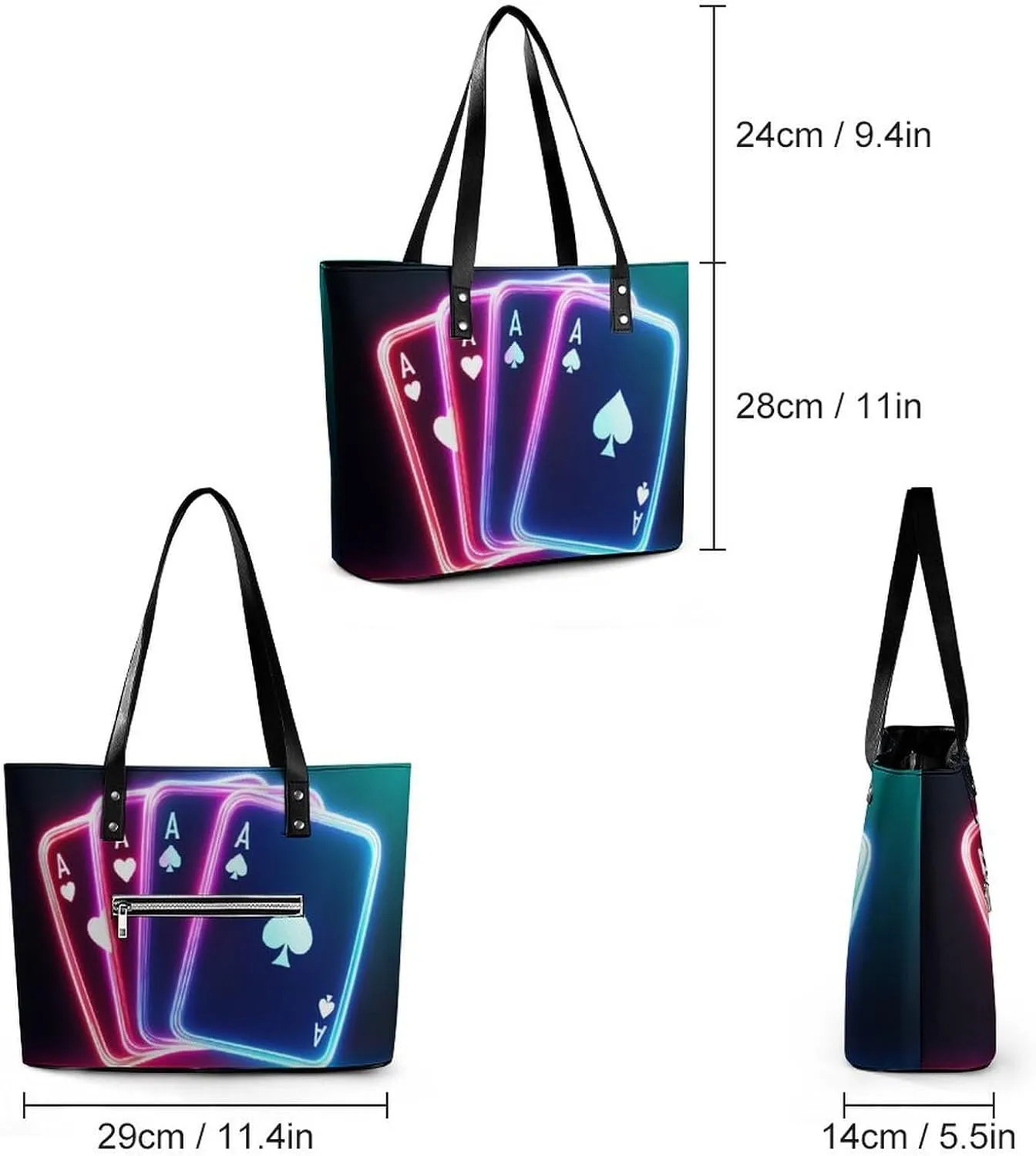 Women's Elegant Leather Shoulder Bag Casual Chic Handbag For Daily Use