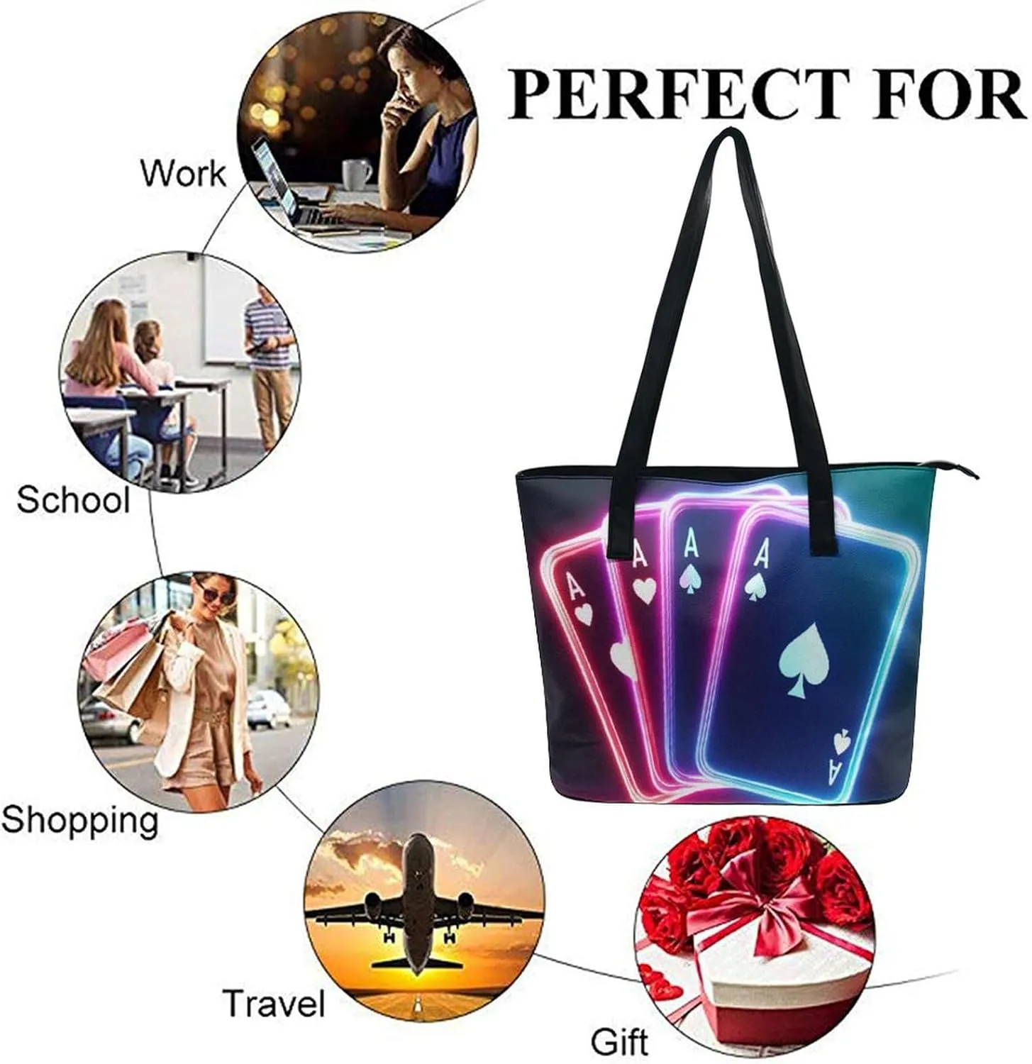 Women's Elegant Leather Shoulder Bag Casual Chic Handbag For Daily Use