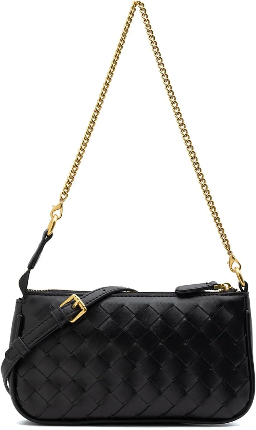 Woven Crossbody Bags Clutch Tote Handbag Cell Phone Purse for Women Shoulder Handbag Hobo Bags Retro Classic