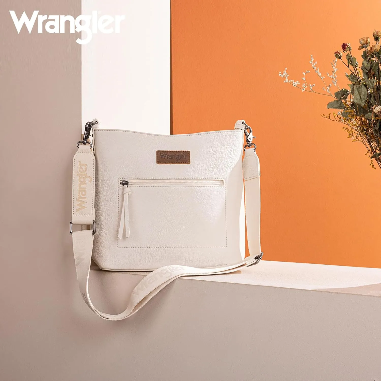 Wrangler Crossbody Bags for Women Lightweight Handbags and Purses Travel Shoulder Purse